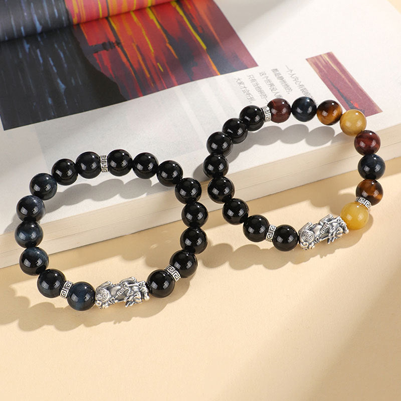 Black Onyx Pixiu Bracelet - Bracelet to Increase Wealth