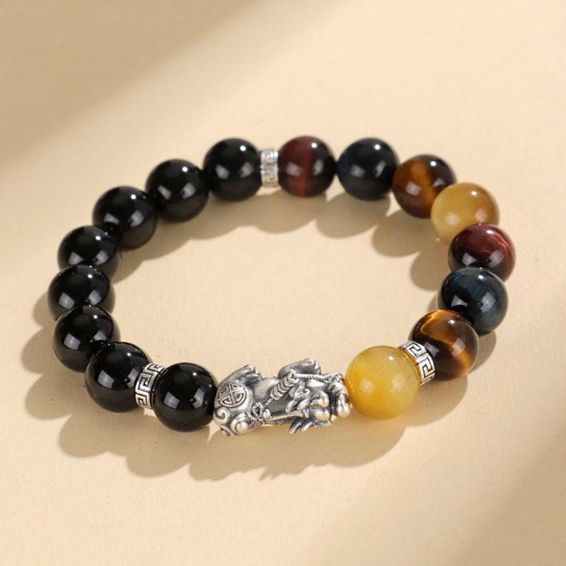 Black Onyx Pixiu Bracelet - Bracelet to Increase Wealth