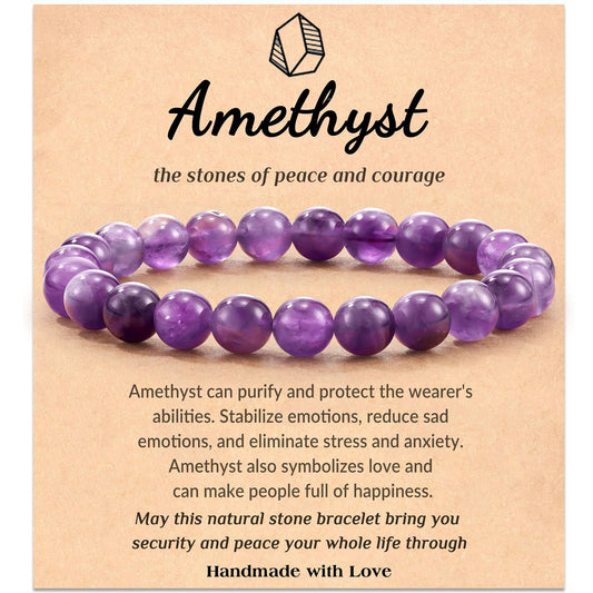 Amethyst Purifying Bracelet - For Peace & Clarity